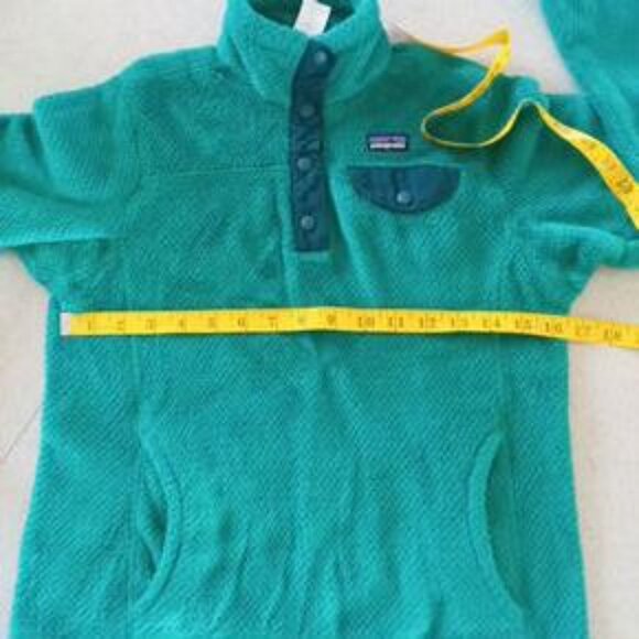 PATAGONIA Polartec Thermal Pro Snap-T Pullover Fleece teal size small - Picture 3 of 6